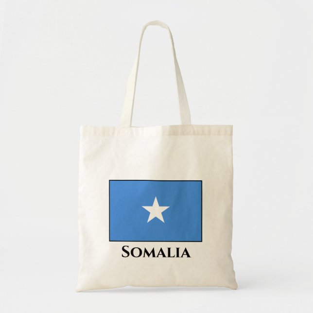 Somalia (Somalian) Flagga Tygkasse (Framsidan)