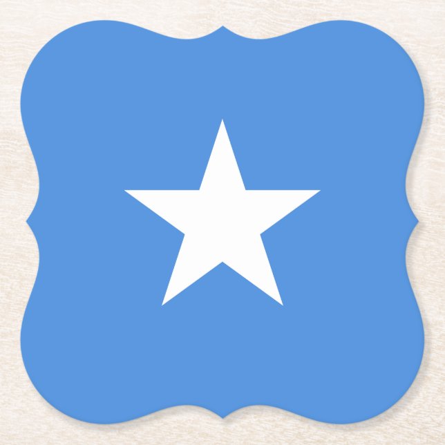 Somalia (Somalian) Flagga Underlägg Papper (Framsida)