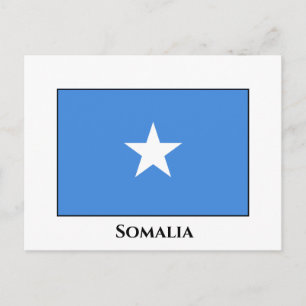 Somalia (Somalian) Flagga Vykort