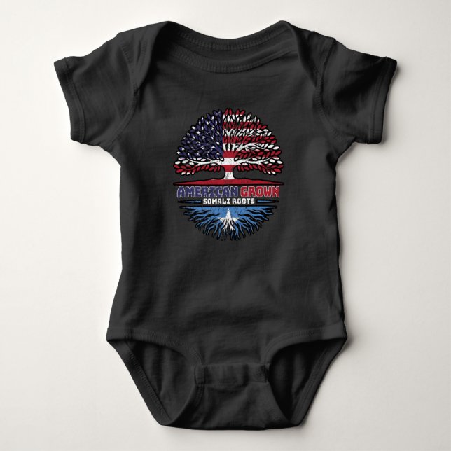 Somalia Somaliska USA Förenta staterna Förenta Sta T Shirt (Framsida)