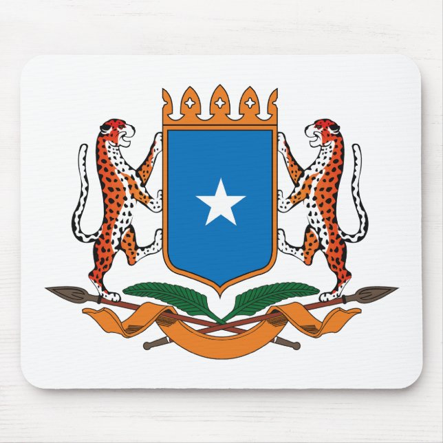 Somalia vapensköld Mousepad Musmatta (Framsidan)