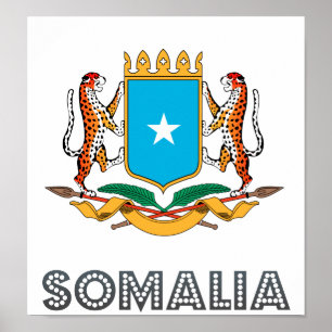 Somalia vapensköld poster