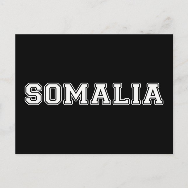 Somalia Vykort (Framsida)