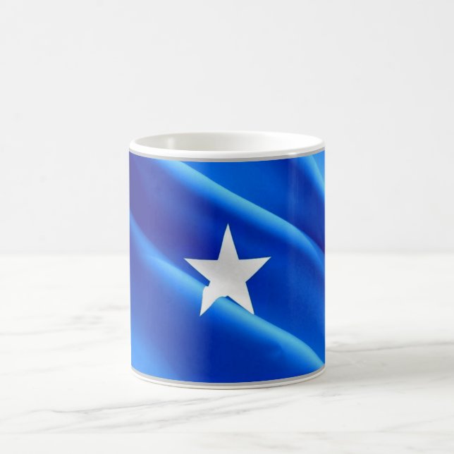 Somalia - Wave Flagga - Kaffemugg (Center)
