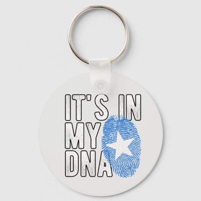 Somalian Somalia Flagga Keychain Nyckelring (Framsida)