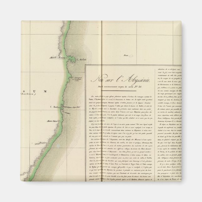 Somalias Afrika 34 Magnet (Framsidan)