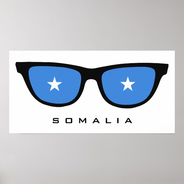Somalias anpassningsbar och färg poster (Framsidan)