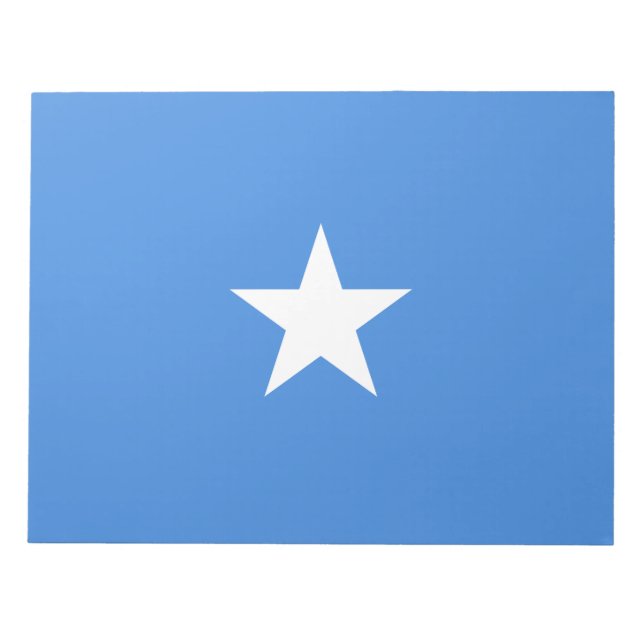 Somalias flagga anteckningsblock (Framsida)