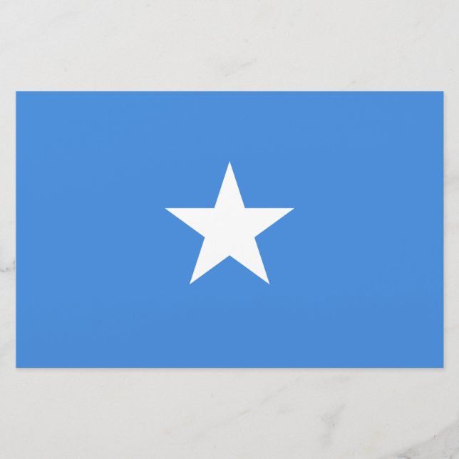 Somalias flagga brevpapper (Framsida)