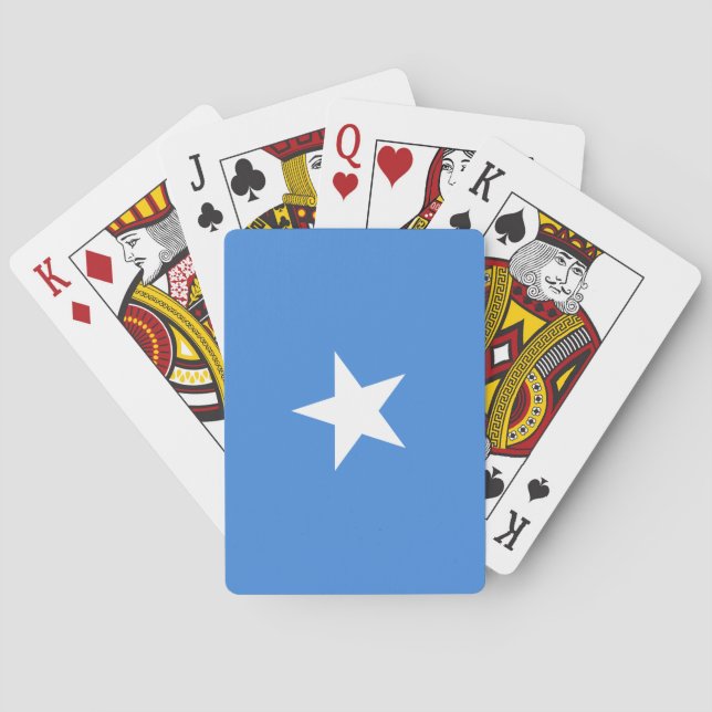 Somalias flagga casinokort (Baksidan)