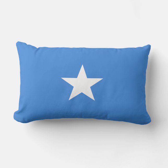Somalias flagga lumbarkudde (Framsida)