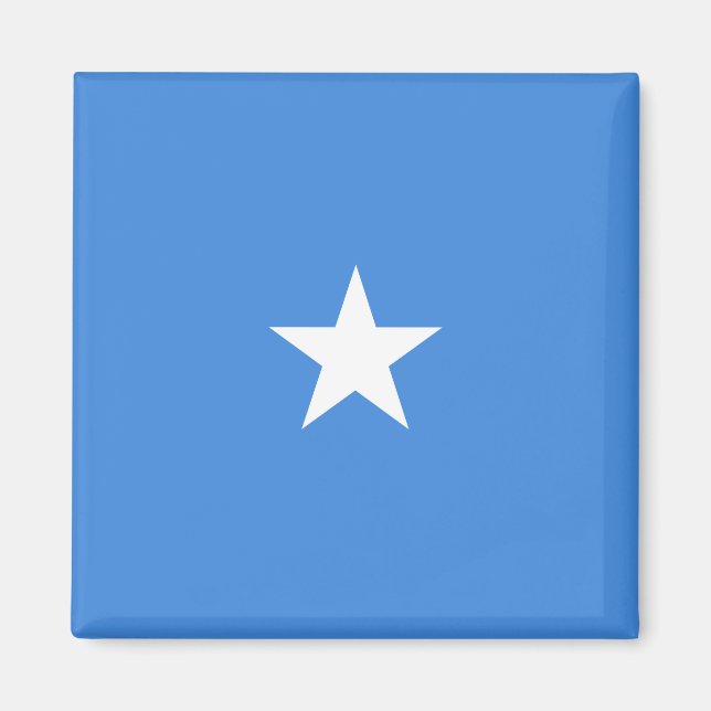 Somalias flagga magnet (Framsidan)