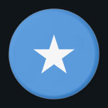 Somalias flagga magnet<br><div class="desc">Patriotisk flagga av Somalia.</div>