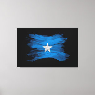 Somalias flagga-penseldrag, flagga canvastryck