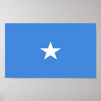 Somalias flagga poster