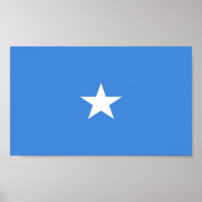 Somalias flagga poster (Framsidan)