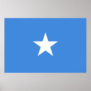 Somalias flagga poster