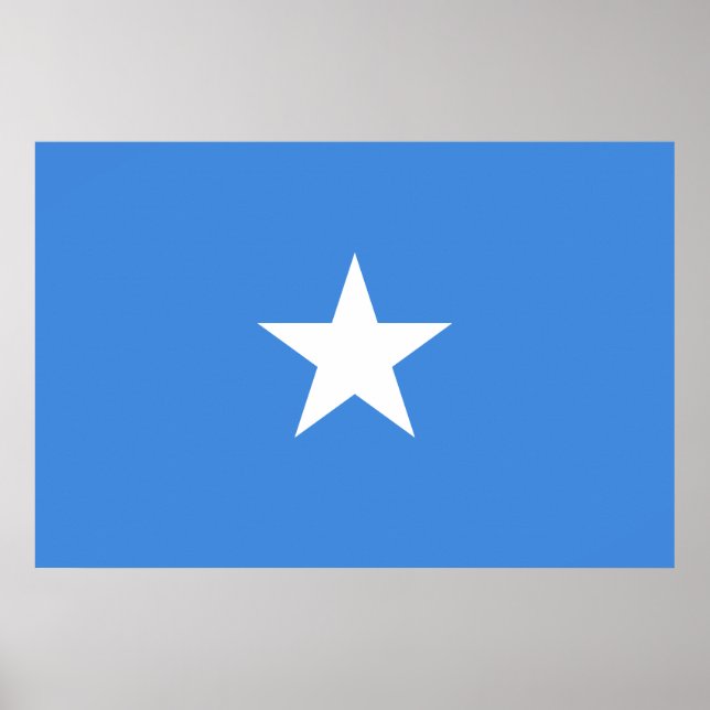 Somalias flagga poster (Framsidan)