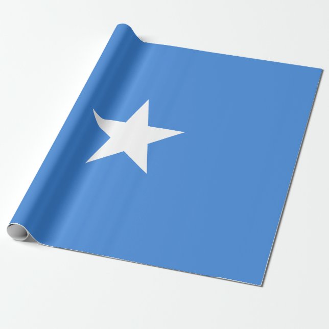 Somalias flagga presentpapper (Utrullad)