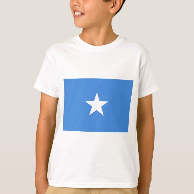 Somalias flagga t shirt (Framsida)