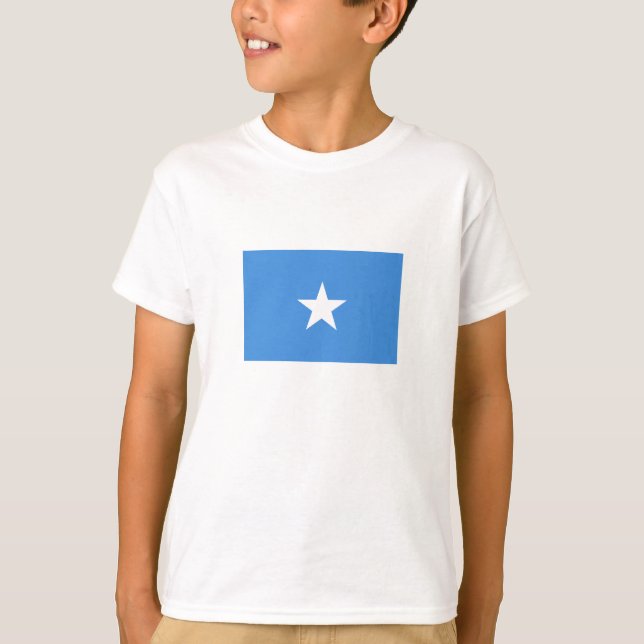 Somalias flagga t shirt (Framsida)