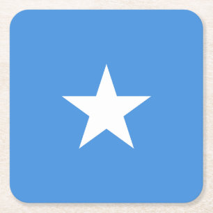 Somalias flagga underlägg papper kvadrat