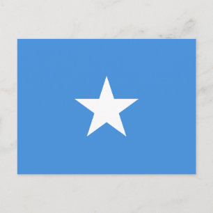 Somalias flagga vykort