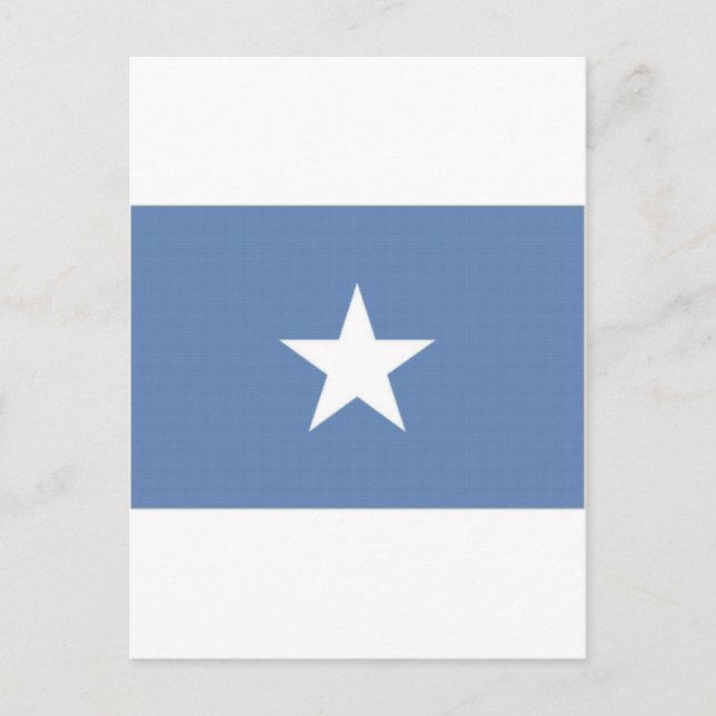 Somalias nationella Flagga Vykort (Framsida)