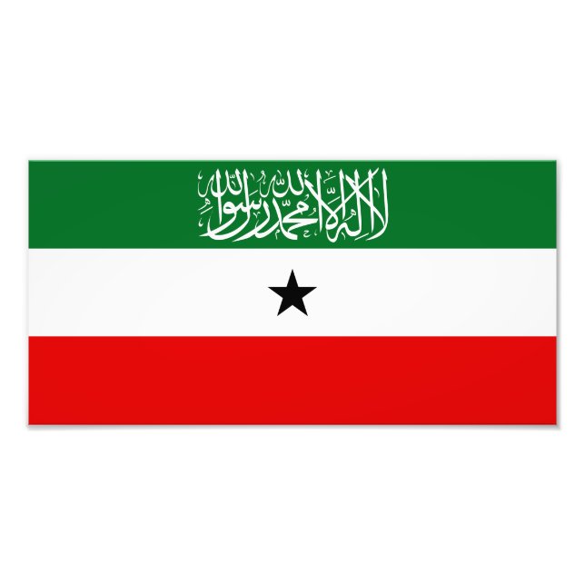 Somaliland Flag Fototryck (Framsidan)