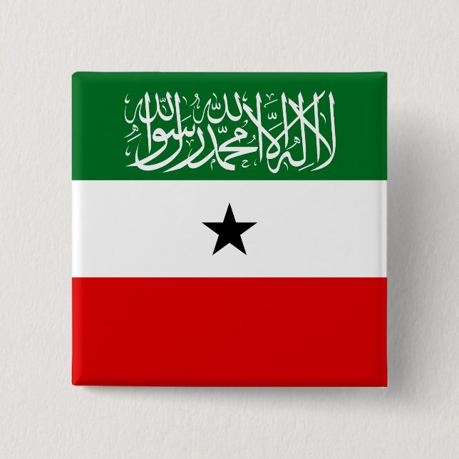 Somaliland Flag Knapp (Framsida)