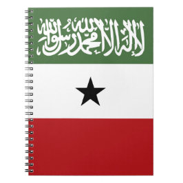 Somaliland flagga anteckningsbok