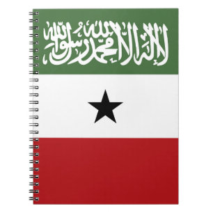 Somaliland flagga anteckningsbok