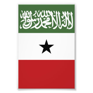 Somaliland flagga fototryck