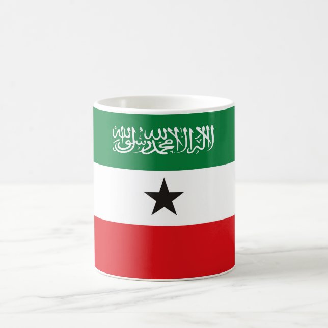 Somaliland flagga kaffemugg (Center)