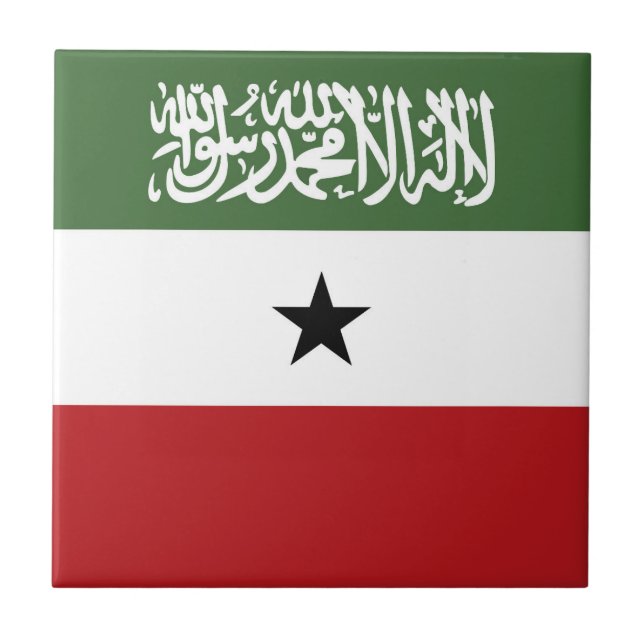 Somaliland flagga kakelplatta (Framsidan)