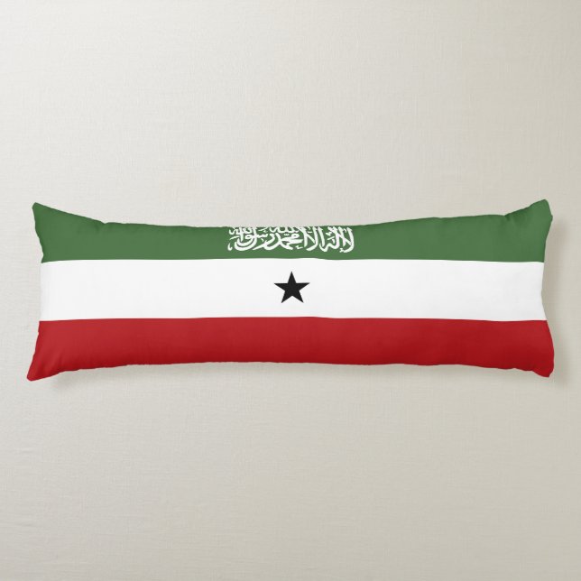 Somaliland flagga kroppskudde (Framsidan)