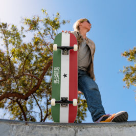 Somaliland flagga mini skateboard bräda 18,5 cm