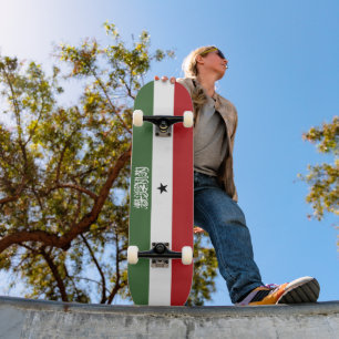 Somaliland flagga mini skateboard bräda 18,5 cm