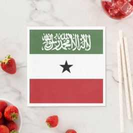 Somaliland flagga pappersservett