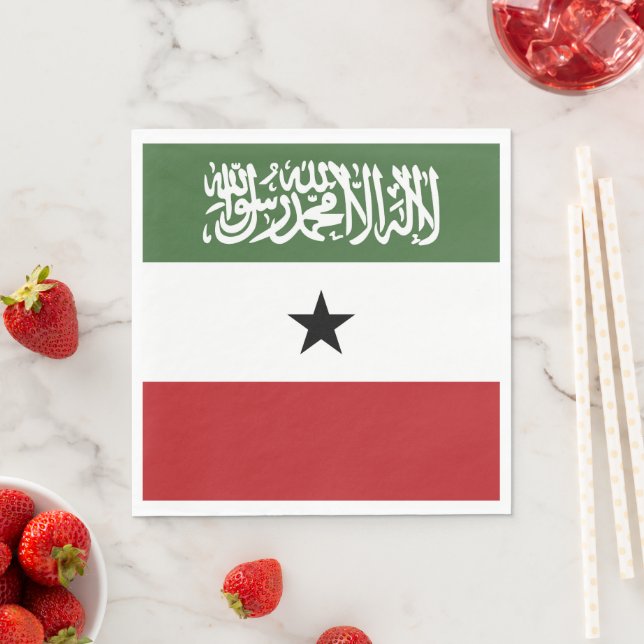 Somaliland flagga pappersservett (Insitu)