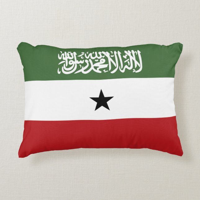 Somaliland flagga prydnadskudde (Framsidan)