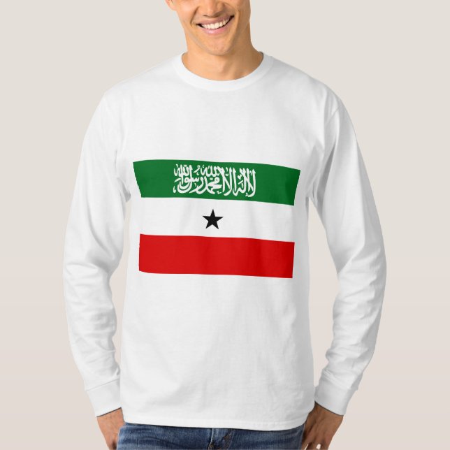 Somaliland Flagga T Shirt (Framsida)