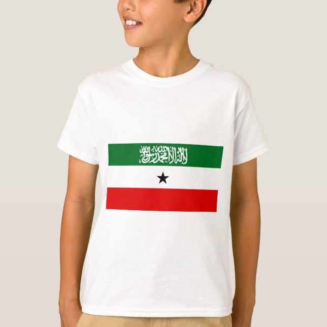 Somaliland Flagga T Shirt (Framsida)