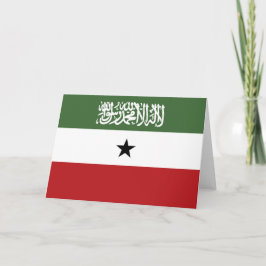 Somaliland flagga tack kort
