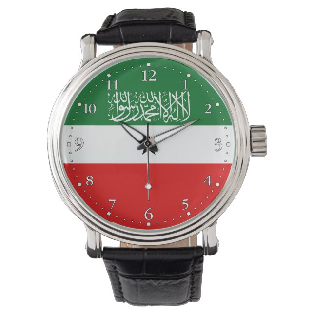 Somalilands flagga armbandsur (Framsida)