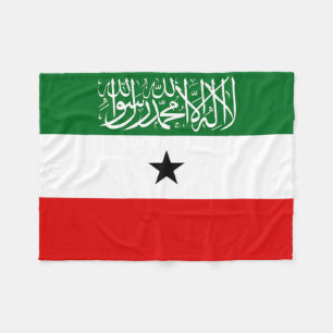 Somalilands flagga fleecefilt