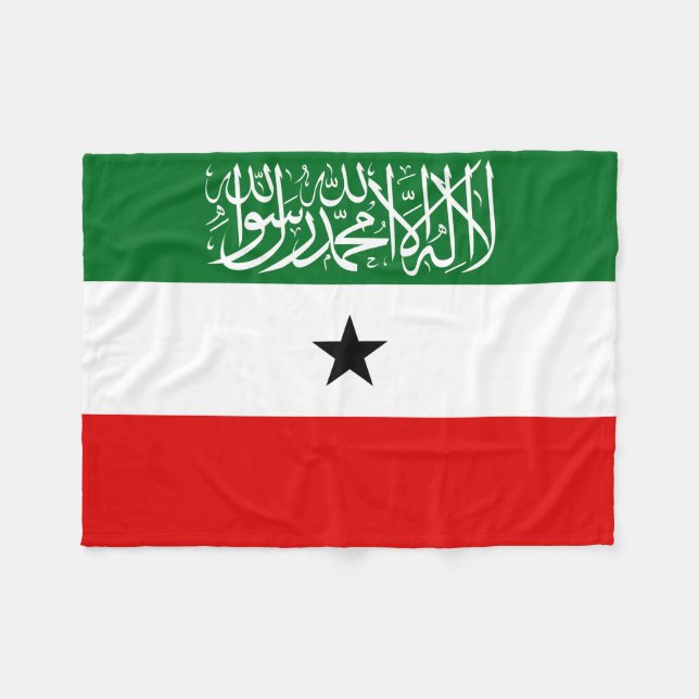 Somalilands flagga fleecefilt (Framsidan (Horisontell))
