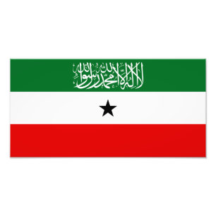 Somalilands flagga fototryck