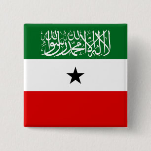 Somalilands flagga knapp