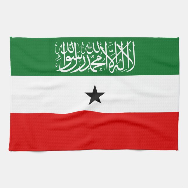 Somalilands flagga kökshandduk (Horisontell)